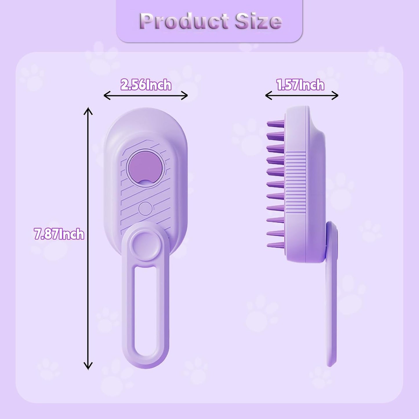 HeyePet™ SteamCare Brush — Cleaning & Massage In One