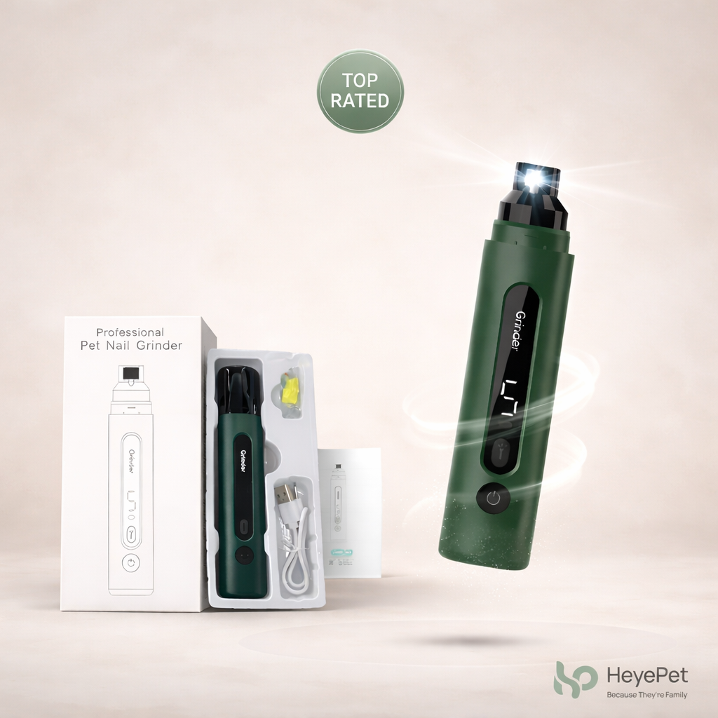 HeyePet™ SilentCare Pro | Quiet Pet Nail Grinder
