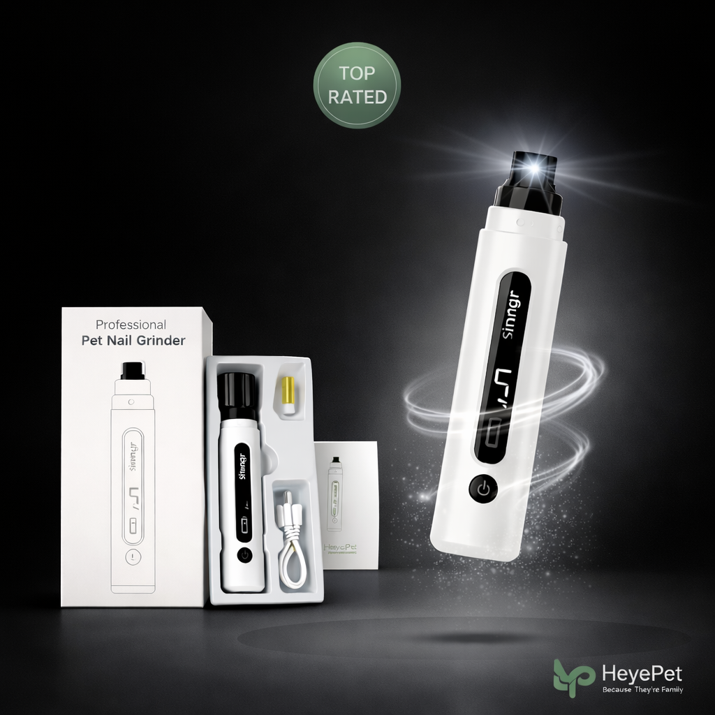 HeyePet™ SilentCare Pro | Quiet Pet Nail Grinder
