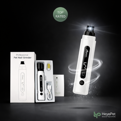 HeyePet™ SilentCare Pro | Quiet Pet Nail Grinder